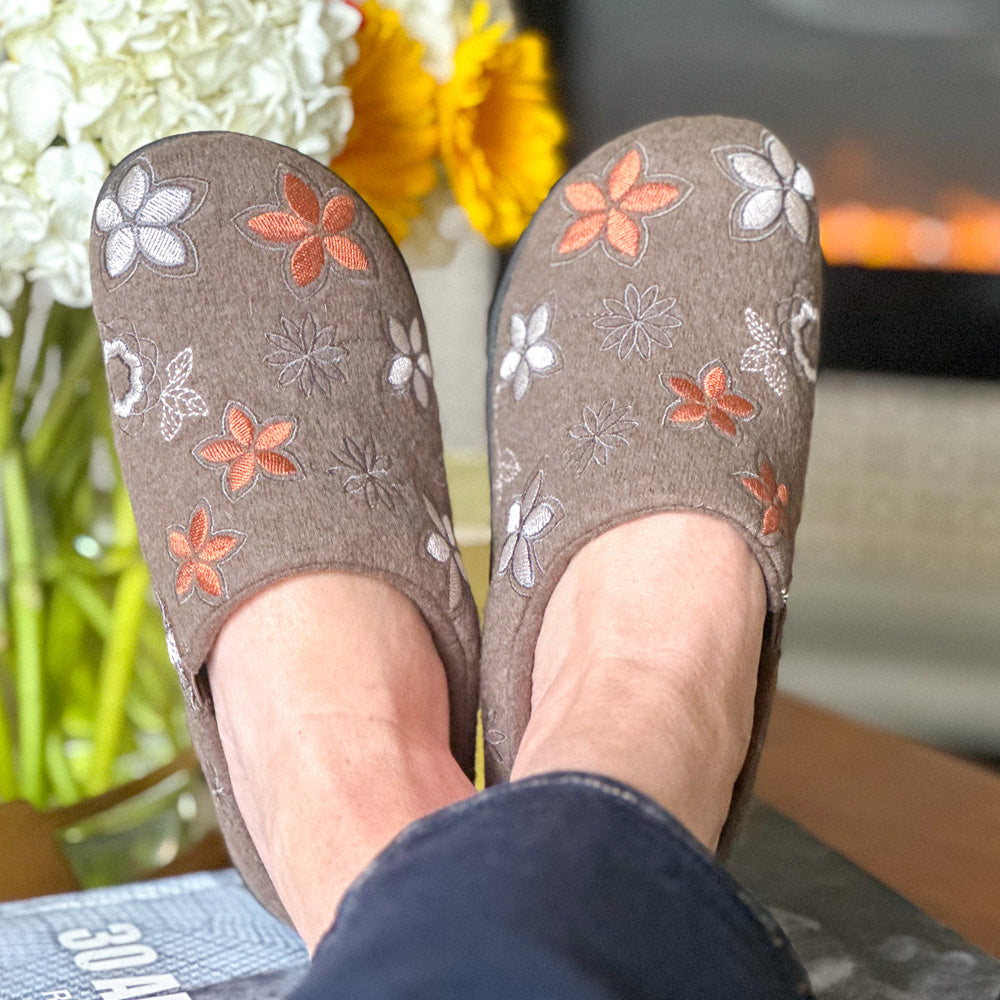 Angela Wool Clog Slip On - Comfortable Women's House Slippers with Memory Foam for Indoor/Outdoor Wear - Perfect for Home, Office, and Travel Use