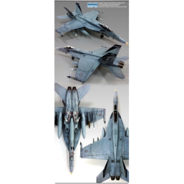 1/72 Scale USN F/A-18E Super Hornet Model Kit - VFA-143 Pukin Dogs - Perfect for Collectors & Aviation Enthusiasts - Display, Gifts, or DIY Projects