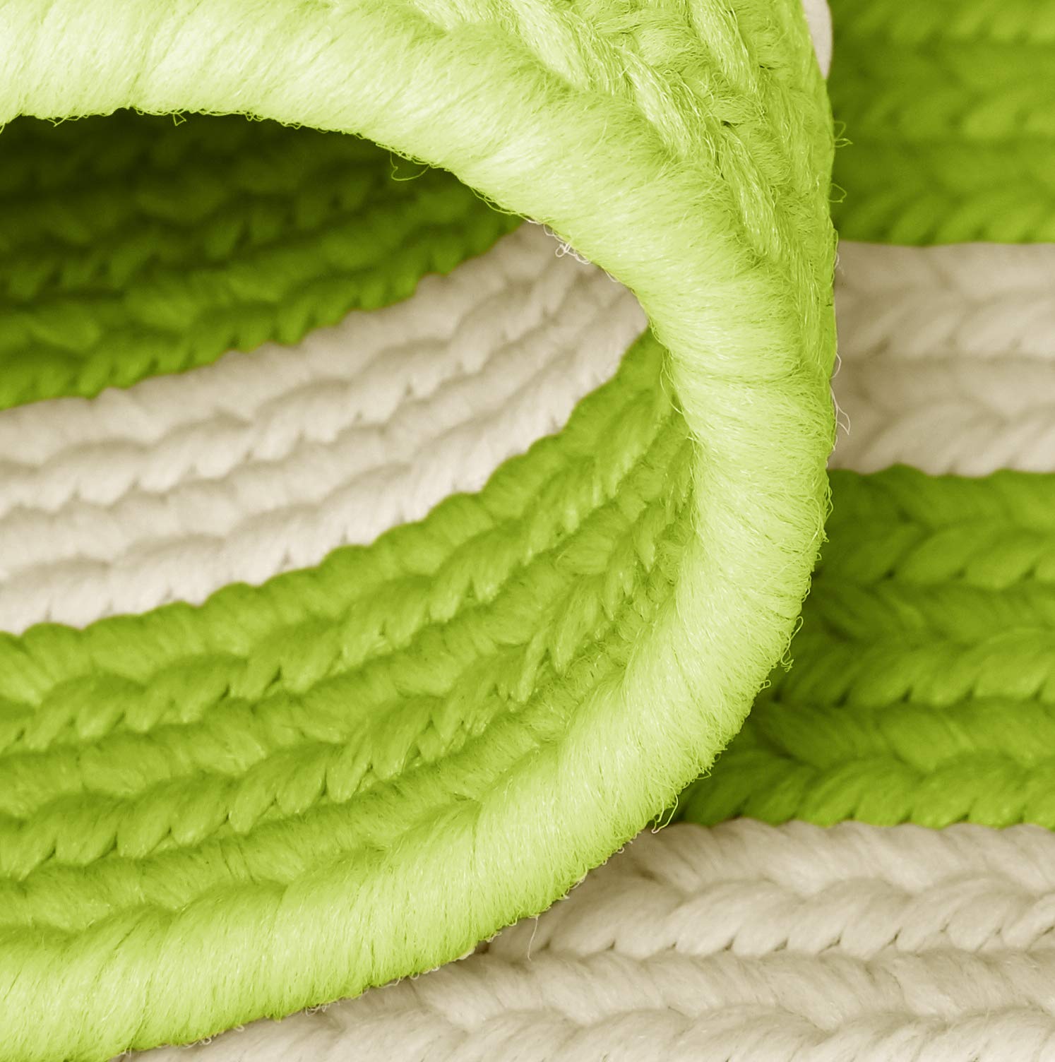 La Playa Rugs 2' x 6' Lime Green - Soft and Durable Runner Rug for Hallway, Kitchen, or Entryway