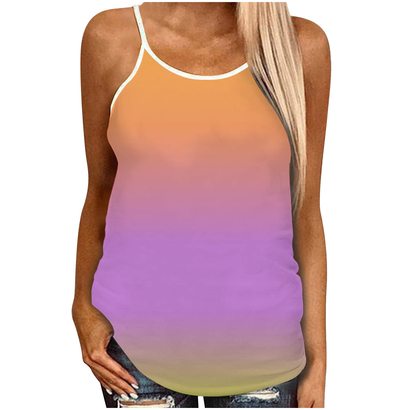 Sexy Open Back Tank Tops for Women - Hollow Out Camisole Shirts, Summer Casual Loose Fit Cute Backless Halter Tops | Perfect for Beach, Party & Date Night Outfits