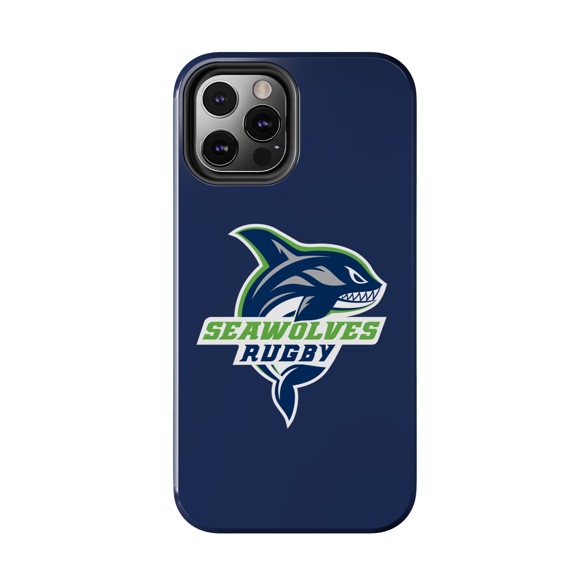 Seawolves Navy Rugged Phone Case - Shockproof & Durable Protection for iPhone & Samsung - Perfect for Outdoor Adventures, Work & Daily Use