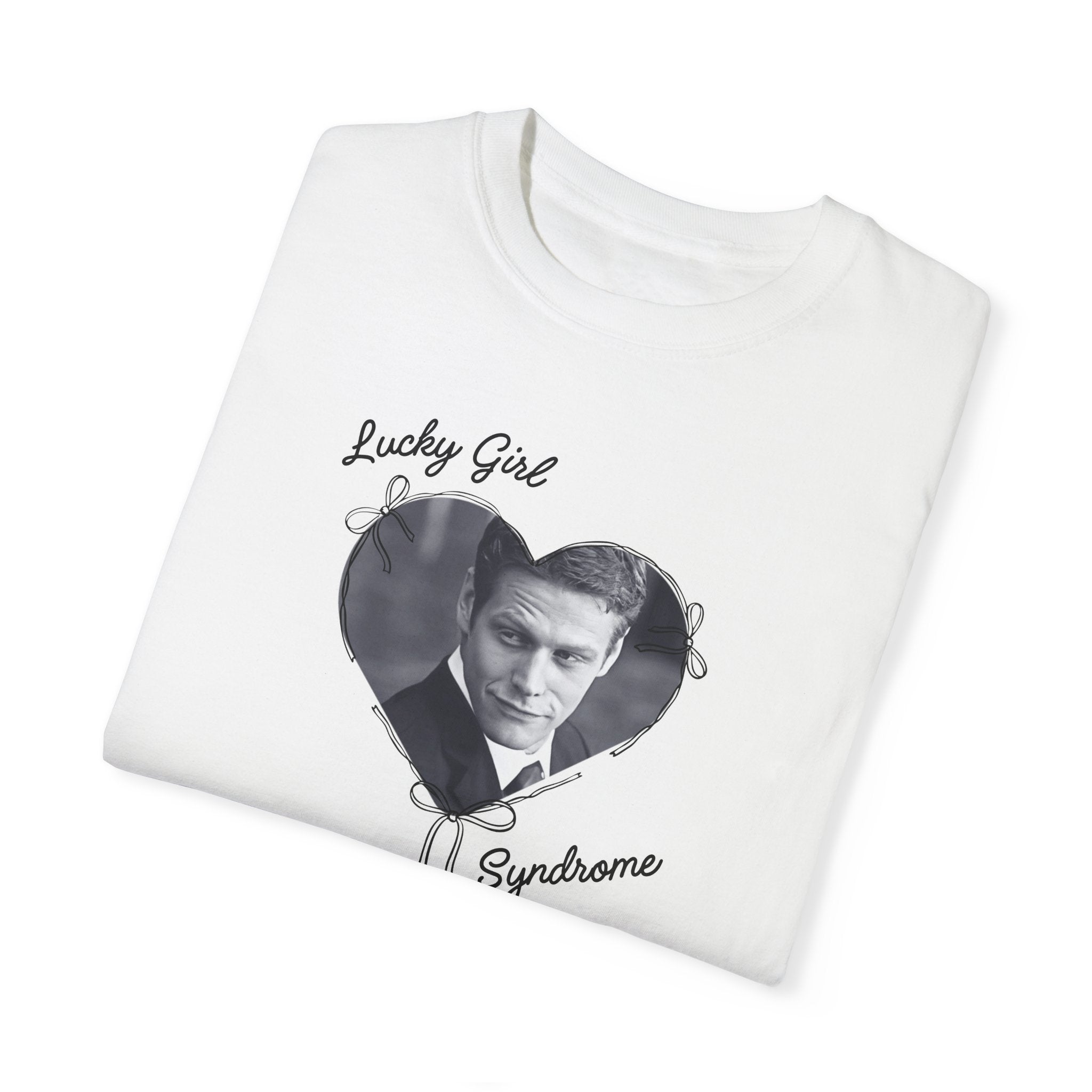 Lucky Girl Syndrome T-Shirt | Trendy Graphic Tee for Women | Positive Affirmation Clothing | Perfect for Daily Wear, Girls Night Out & Confidence Boosting