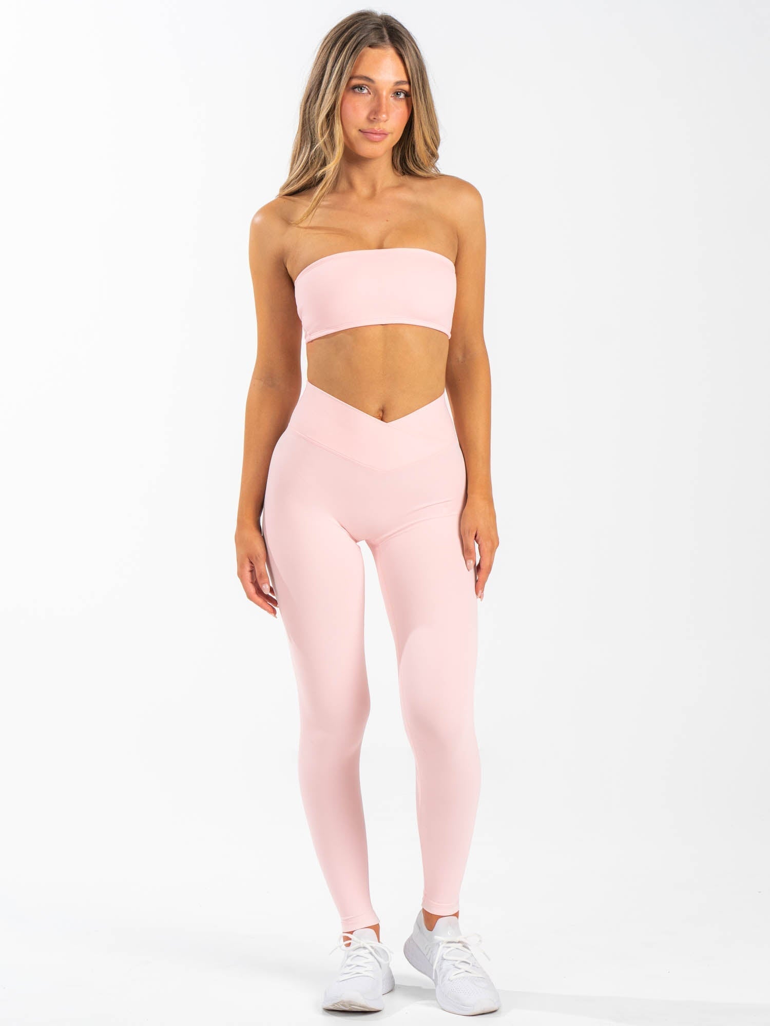 NKD Bandeau Bra - Soft Pink Musk Scented for Comfort & Style | Perfect for Yoga, Sleep & Lounge Wear