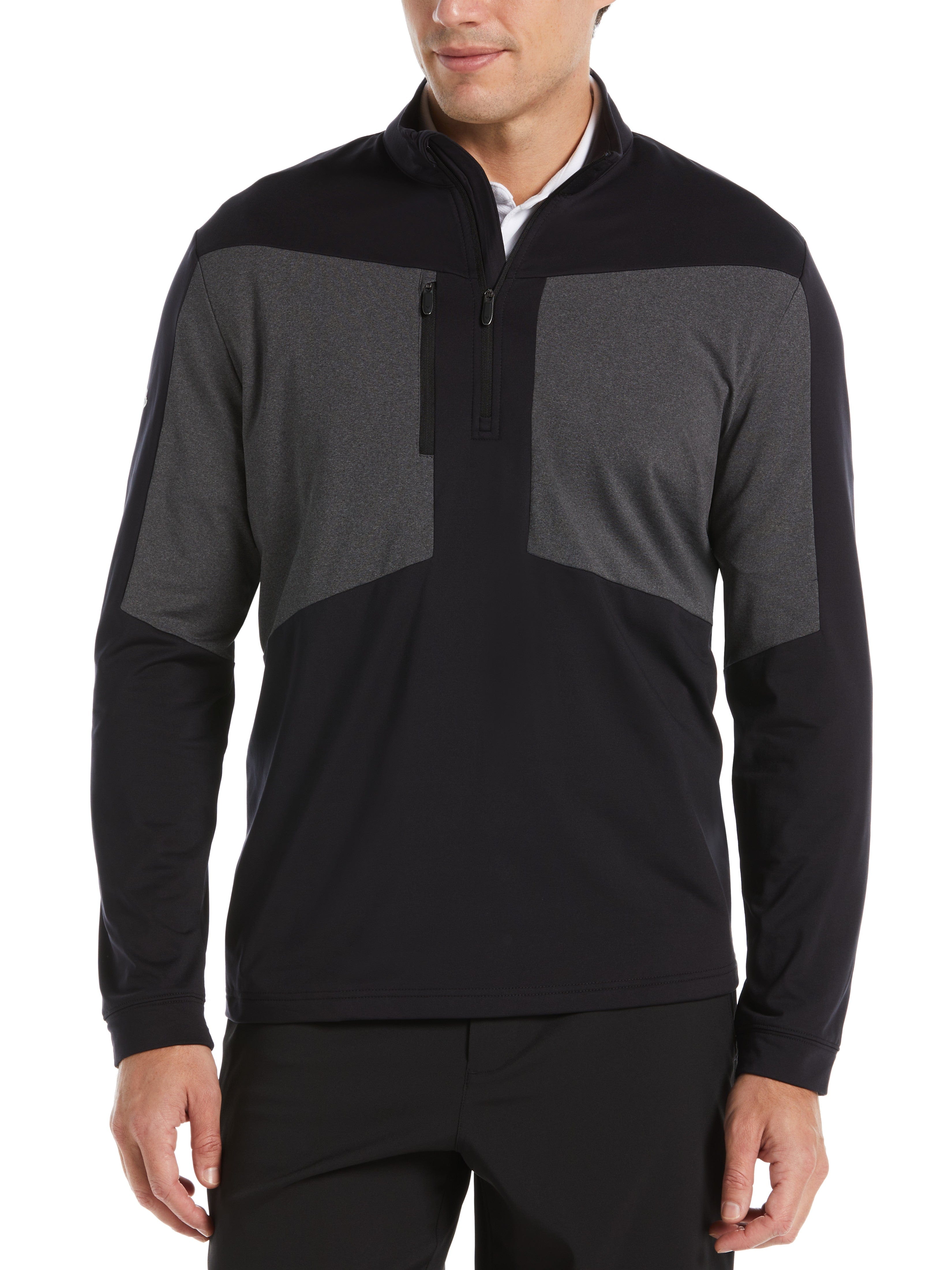Men's Ultra Light Aquapel 1/4 Zip Golf Pullover - Breathable Water-Resistant Performance Shirt for Golfing, Running & Outdoor Activities