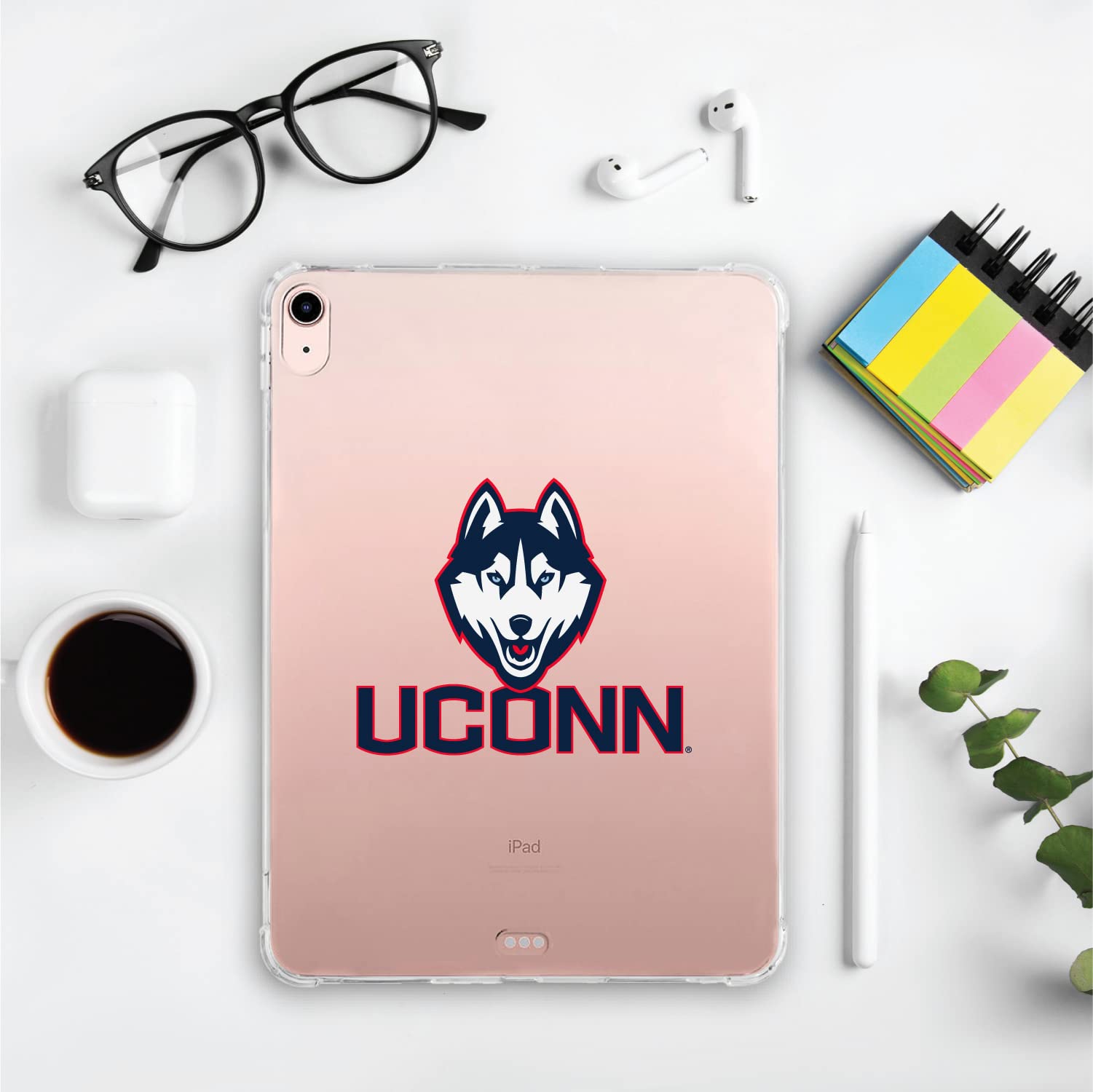 OTM Essentials University of Connecticut Tough Edge Tablet Case - Durable Protective Cover for iPad, Samsung Tablets - Perfect for Students, Classrooms & Travel Accessories