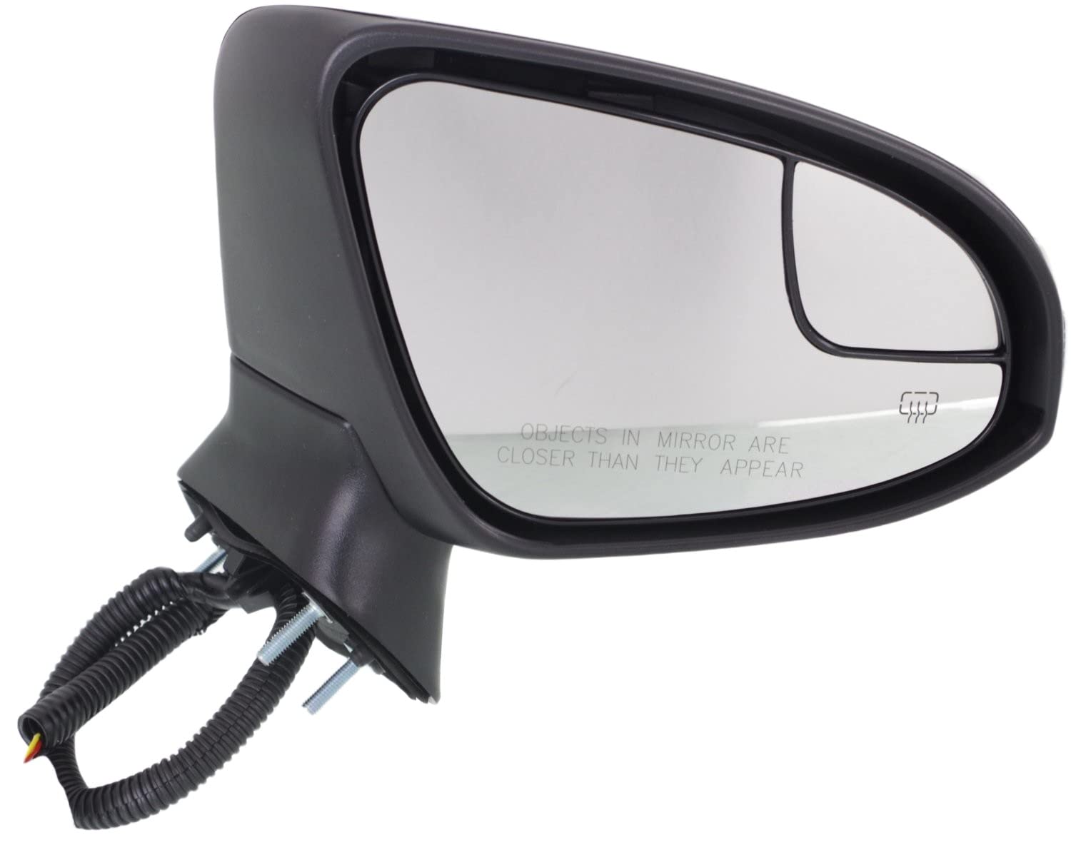 Garage-Pro Heated Power Glass Side Mirror with Blind Spot Detection & Signal Light - Compatible with 2013-2014 Toyota Venza Passenger Side | Perfect for Night Driving and Parking Safety