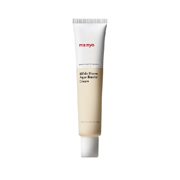 Manyo Factory Bifida Biome Aqua Barrier Cream - Hydrating Moisturizer for Sensitive Skin | Korean Skincare for Dryness & Redness Relief | Day & Night Face Cream for Healthy Skin Barrier