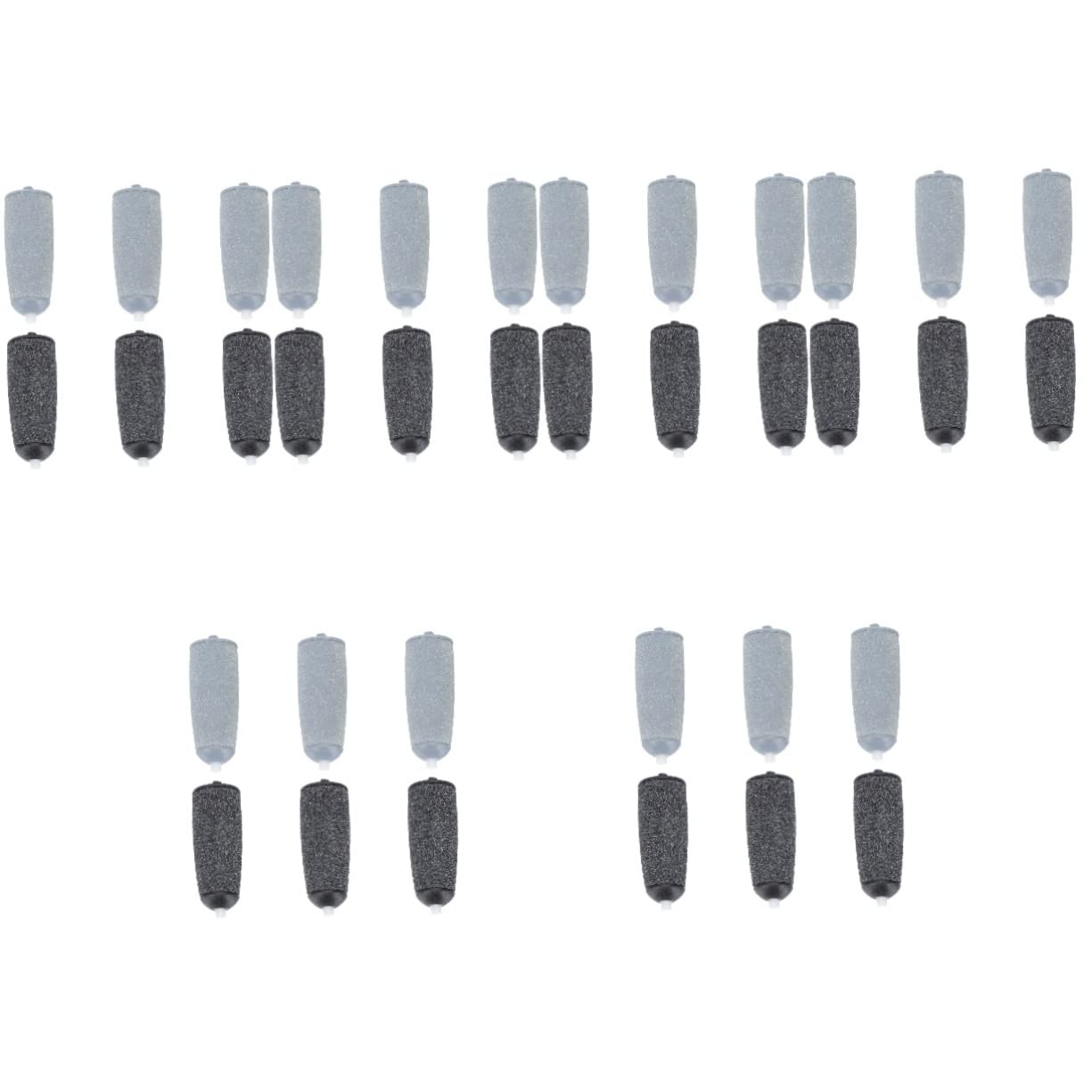 36 Pcs Replacement Foot Grinder Heads - Electric Nail File Buffer Blocks for Pedicure & Manicure - Compatible with Electronic Nail File Machines - Perfect for Salon & Home Nail Care