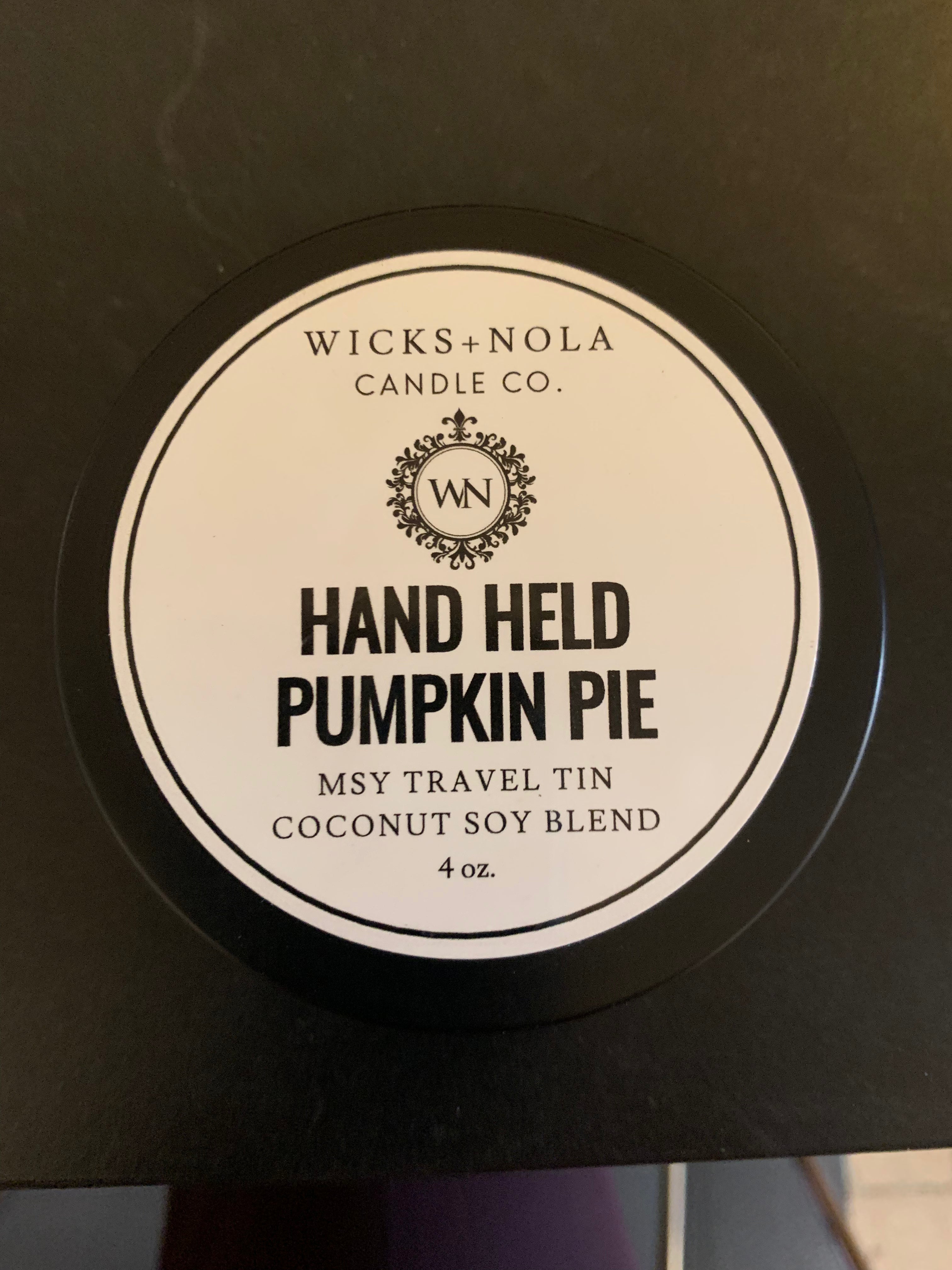 Premium Handheld Pumpkin Pie by WICKS NOLA - Delicious Portable Dessert for Thanksgiving, Christmas & Holiday Parties