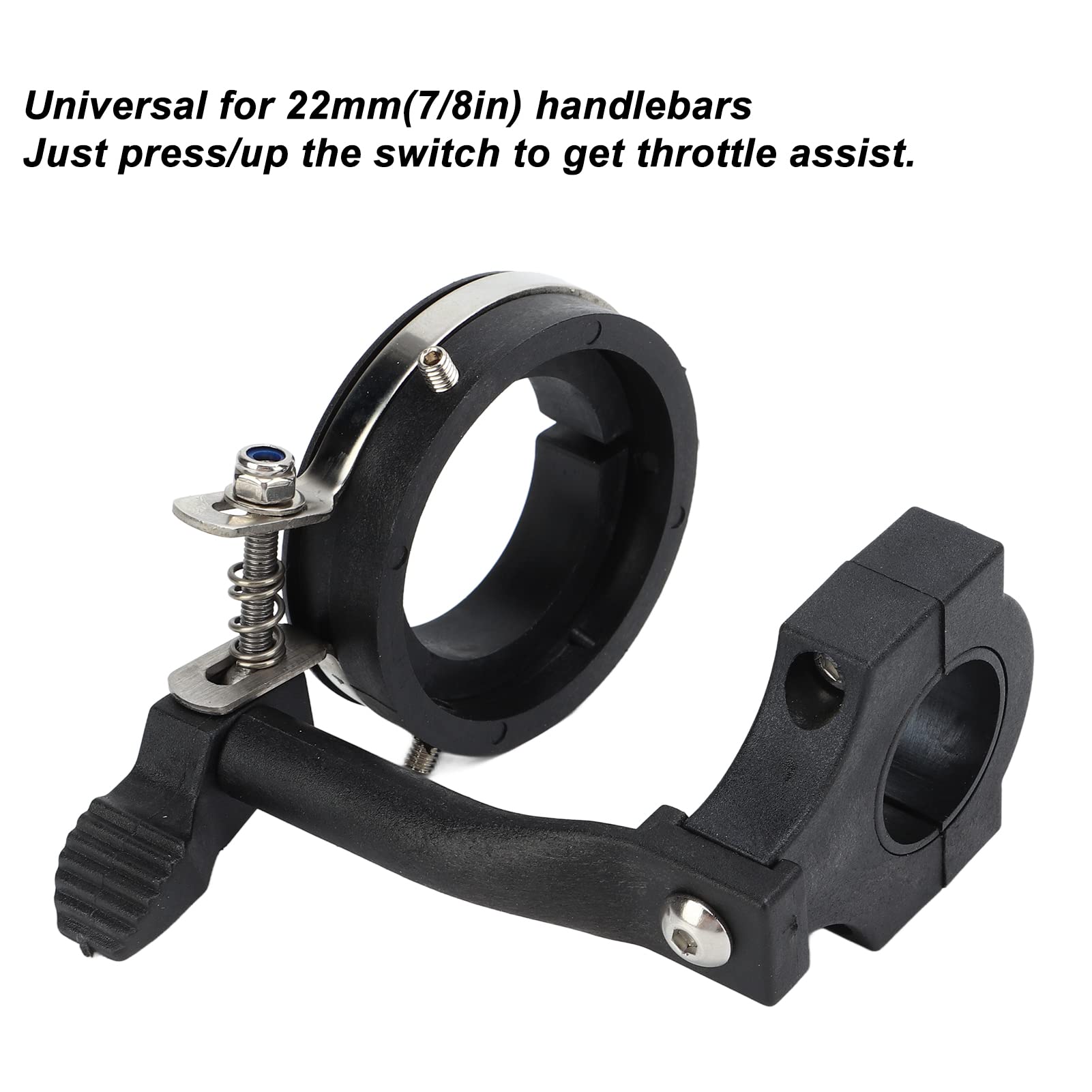Universal Motorcycle Throttle Lock - 22mm Handlebar Assist Clip for R1200GS & Long Rides