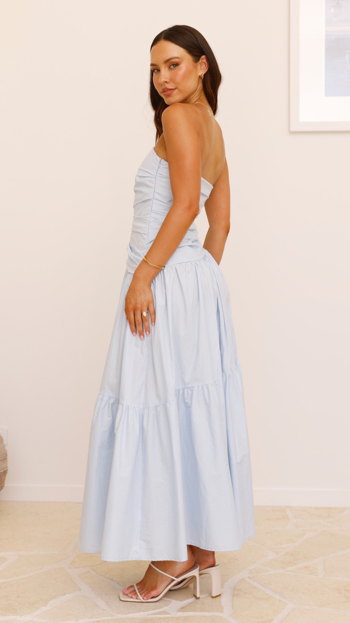 Lola Maxi Dress - Flowy Blue Long Dress for Women | Perfect for Beach, Vacation & Summer Outfits
