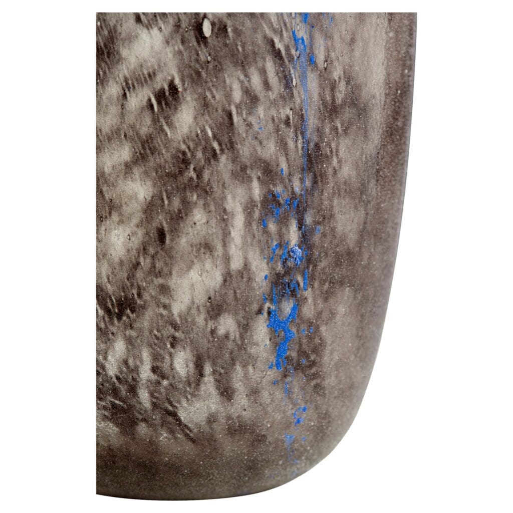 Cyan Design 11259 Bluesposion Vase - Large Black and Blue Ceramic Vase for Home Decor, Wedding Centerpiece, Floral Arrangement, and Living Room Table Decor