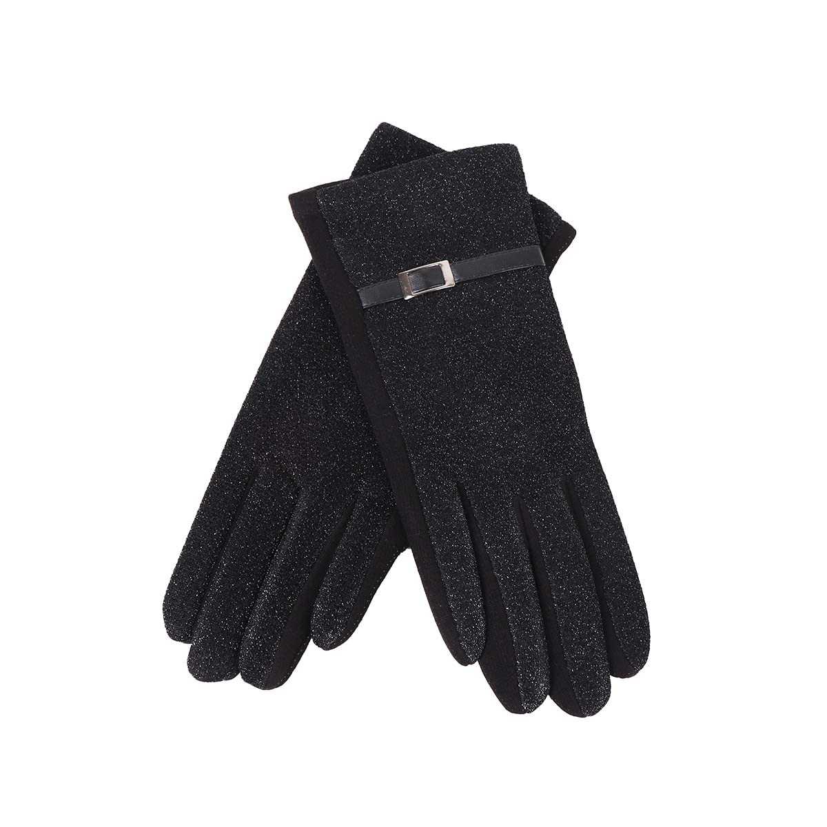Nollia Women's Winter Gloves - Thermal Insulated Touchscreen Gloves with Sparkly Fashion Design for Cold Weather - Perfect for Snow Sports, Driving & Outdoor Activities