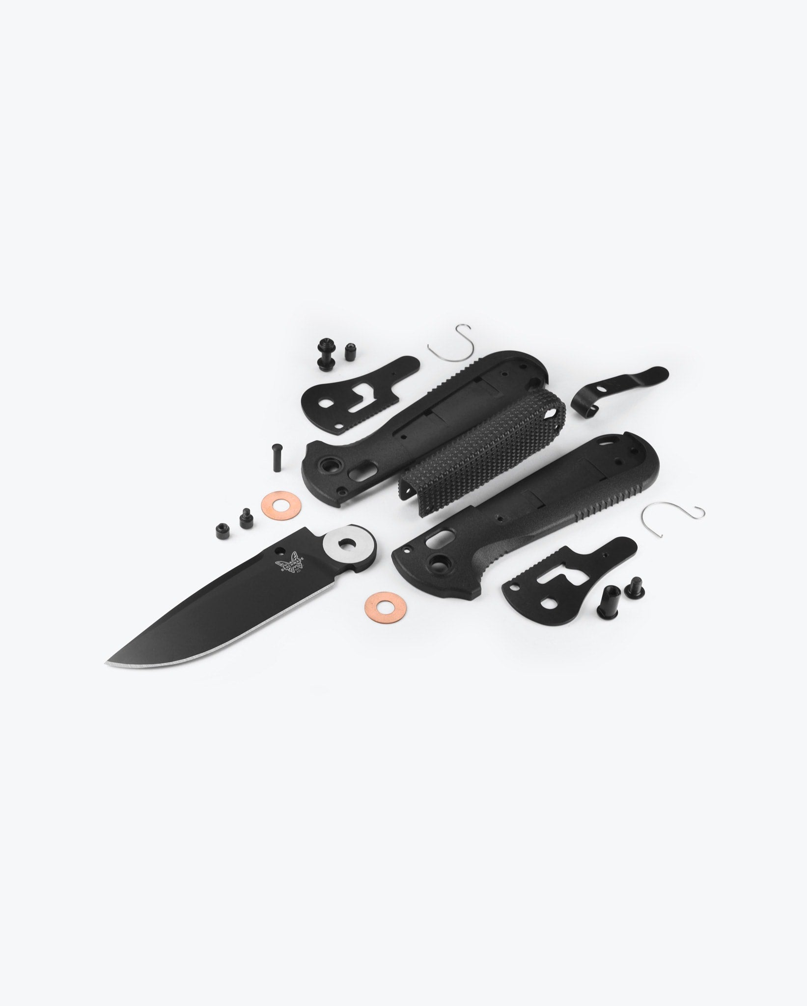 Redoubt® Black Grivory® Drop Point Tactical Knife - Outdoor Survival, Hunting & Camping Gear for Adventurers
