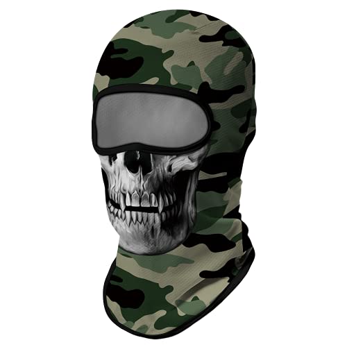 Ht-green Camo Skull