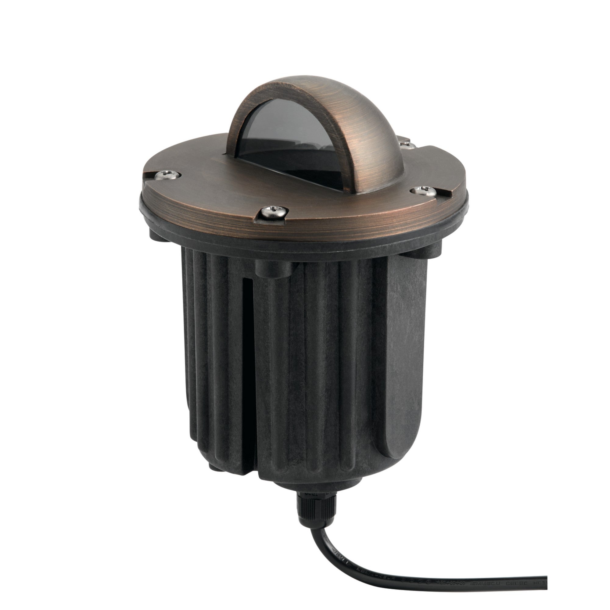 12V Brass In-Ground Landscape Lighting - Side Throw LED Lights for Garden, Pathway, and Outdoor Decoration