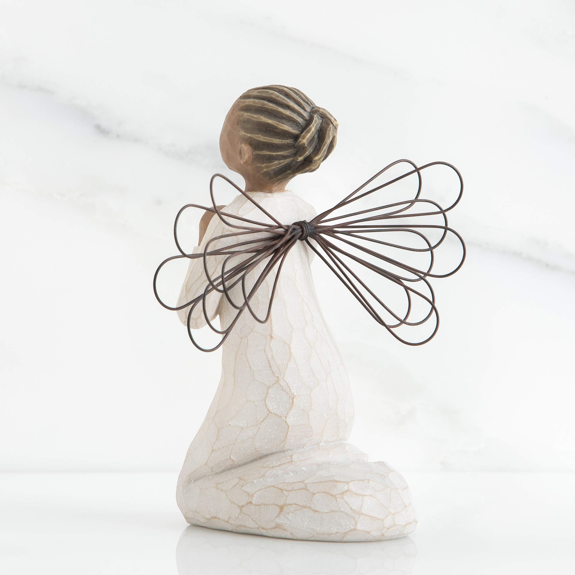 Willow Tree Angel of The Spirit - Hand-Painted Sculpted Figurine for Home Decor, Gift, and Spiritual Comfort