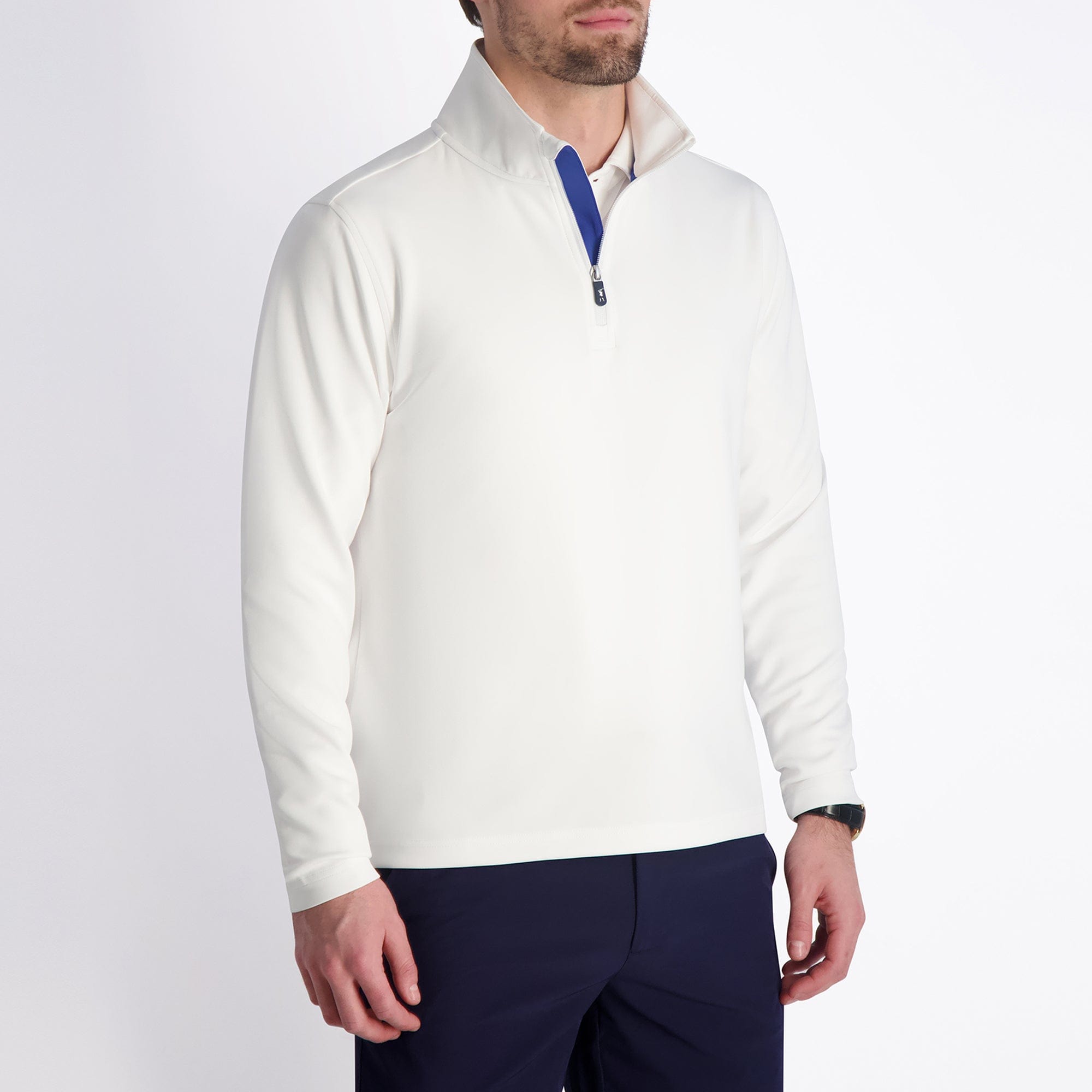 COUGHLIN Men's Quarter Zip Pullover Sweater - Lightweight & Comfortable for Casual Wear, Office, and Outdoor Activities