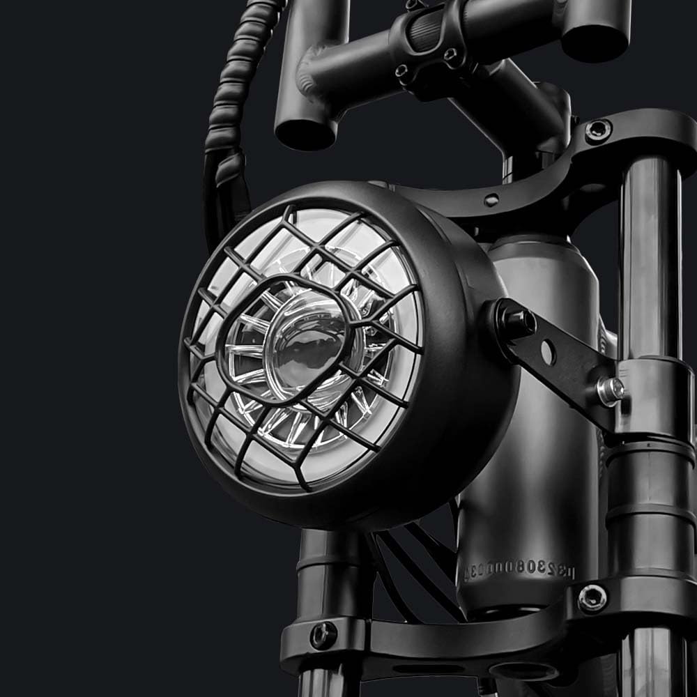 Bright LED Bike Headlight - 24V-52V Waterproof for Night Riding