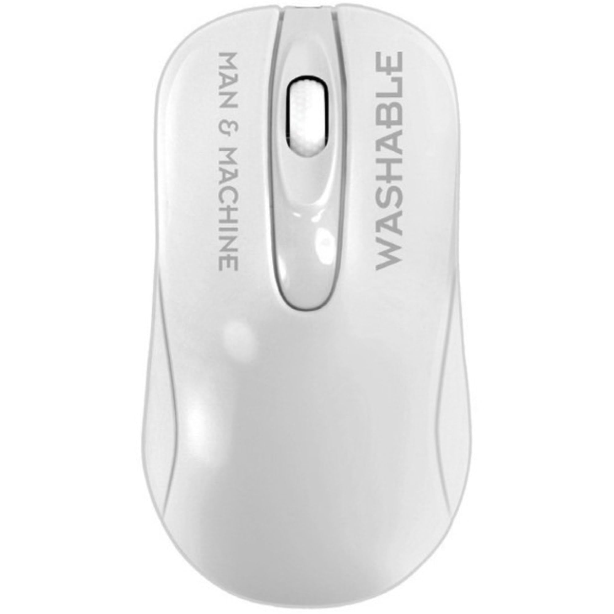 Washable Wireless Mouse for Computer - Man & Machine C Mouse (White) | Perfect for Office, Home, and Travel Use