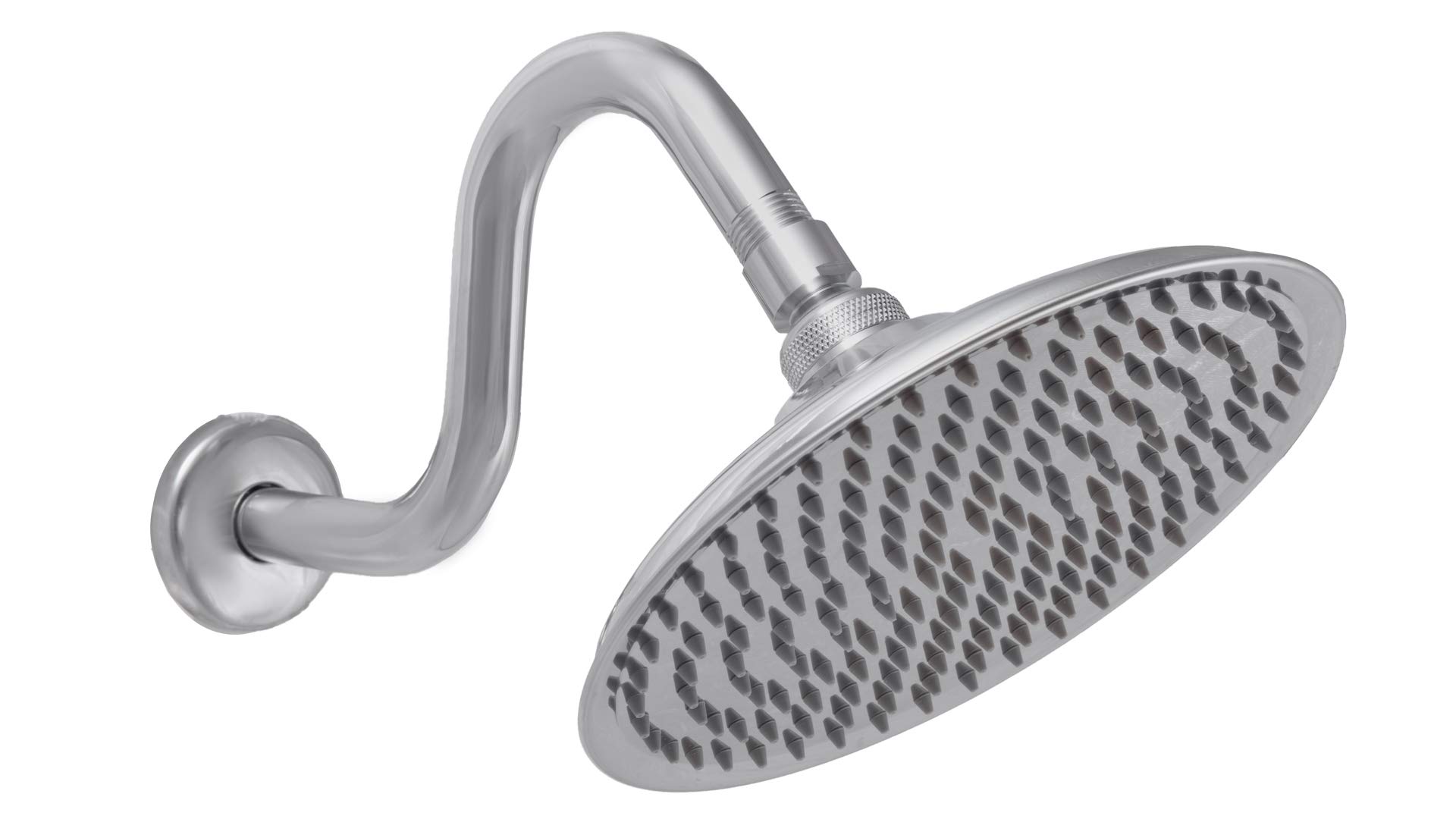 Atlantis 15 Chrome Rain Shower Head Set - High Pressure Luxury Bathroom Fixture for Spa-Like Experience | Perfect for Master Bath & Relaxation