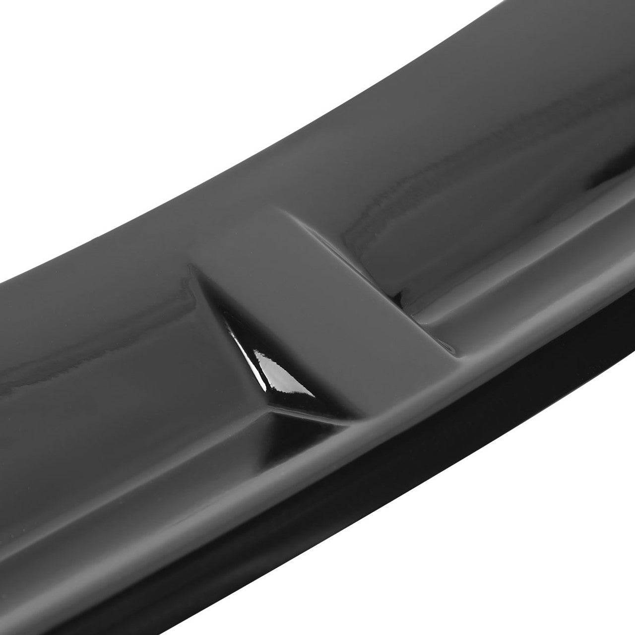 2019-2021 Mercedes Benz W205 C Class Front Bumper Lip - Glossy Black Polypropylene 3PC Splitter | Enhance Sporty Look & Aerodynamics for C300, C43 AMG Models