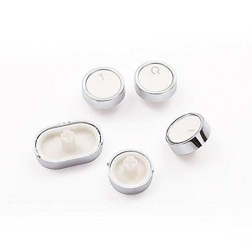 TopHGC 104 Keycap Set for Mechanical Keyboards - Retro Typewriter Punk Style Round Keycaps, Compatible with Most Backlit Keyboards (Black) | Perfect for Gaming, Typing & Custom Keyboard Builds