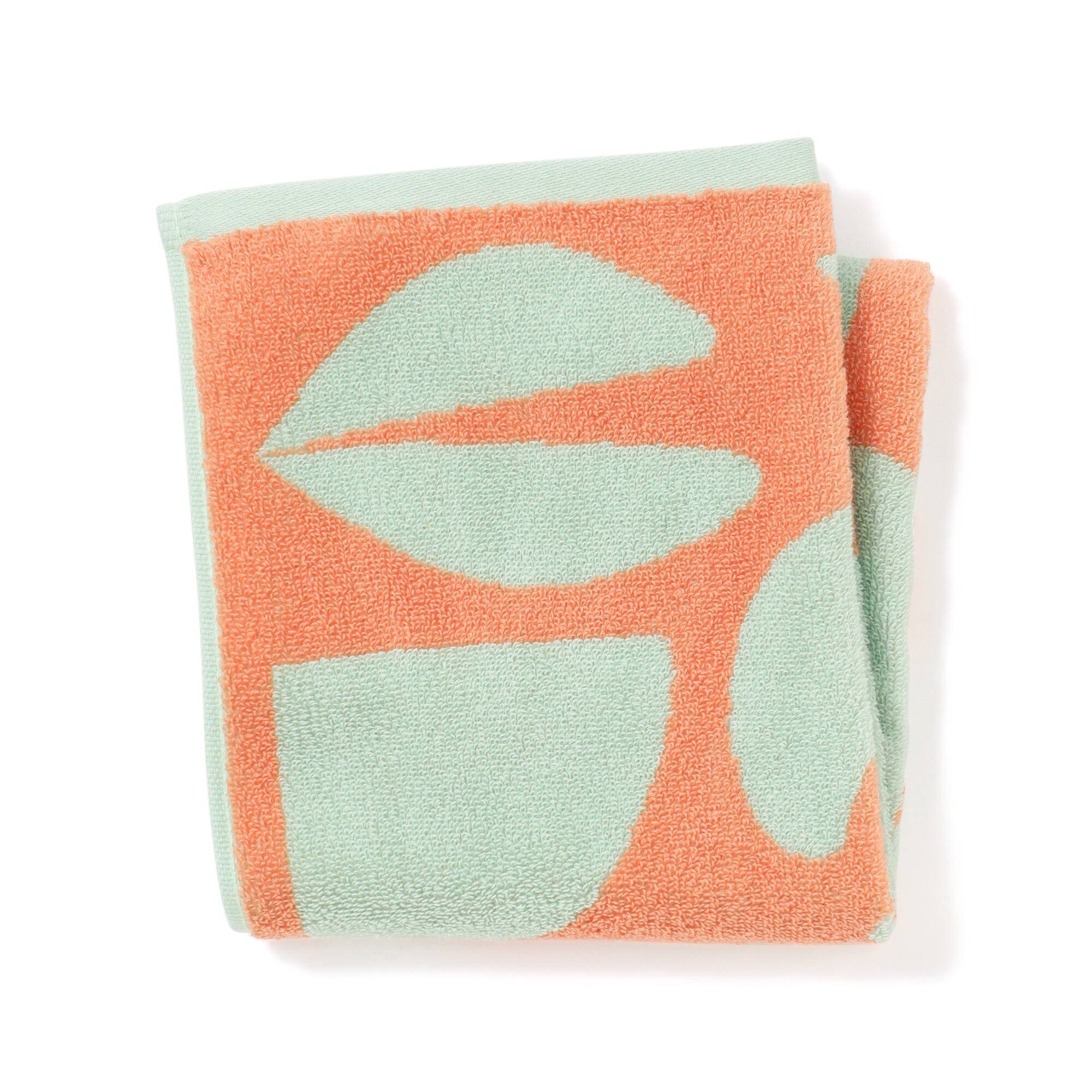 Antibacterial & Deodorizing Geometric Art Face Towel - Soft & Absorbent for Skincare, Gym, Travel & Daily Use