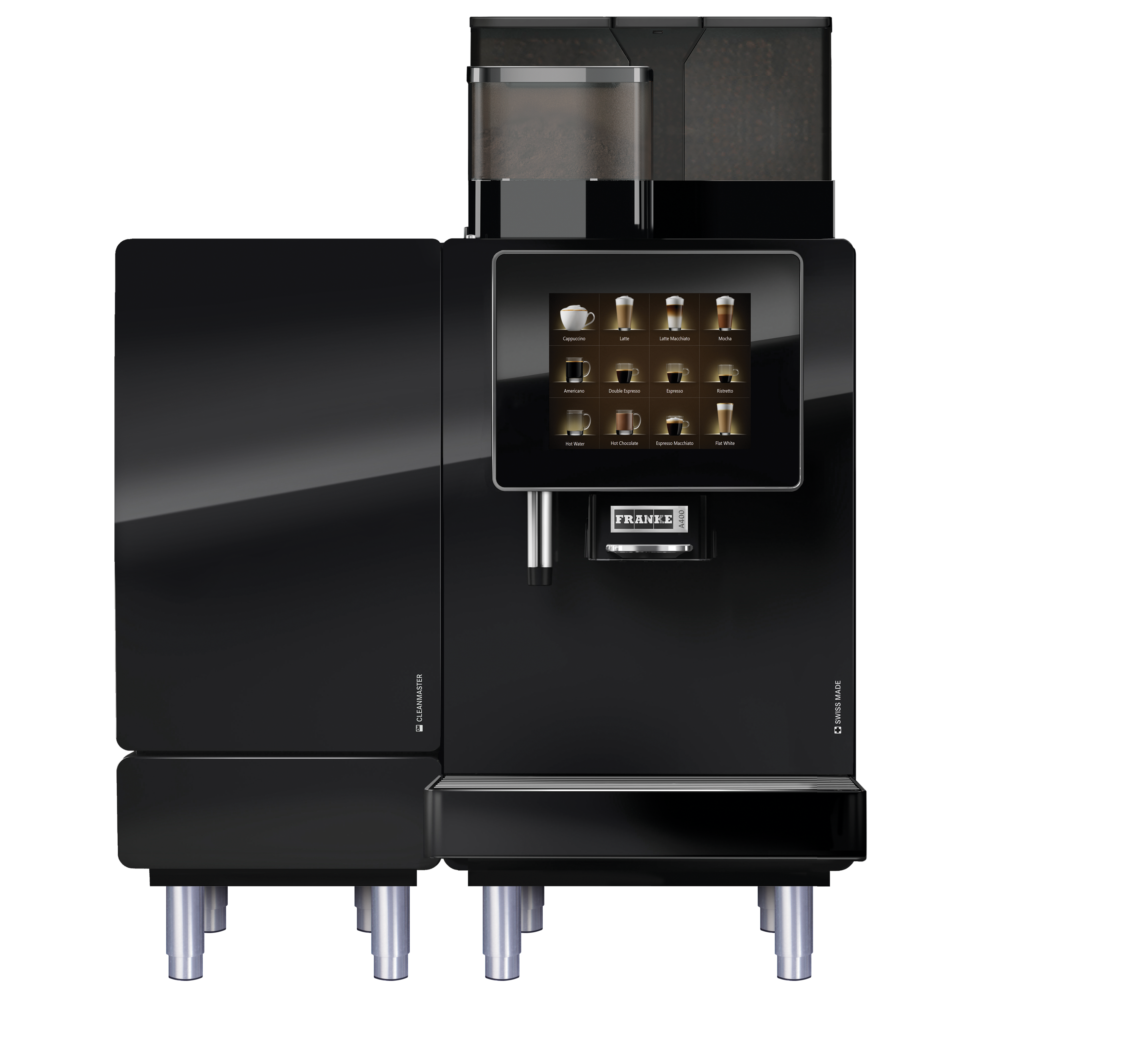 Franke A400 FM CM Superautomatic Espresso Machine for Home & Office - Brew Rich Coffee, Cappuccino & Latte with One-Touch Convenience