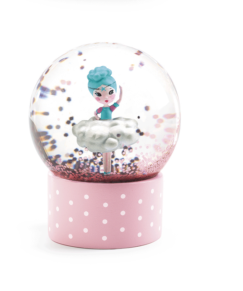 DJECO So Cute Snow Globe - Christmas Decoration, Holiday Gift & Winter Home Decor for Kids & Adults - Perfect for Mantel, Office Desk & Seasonal Display