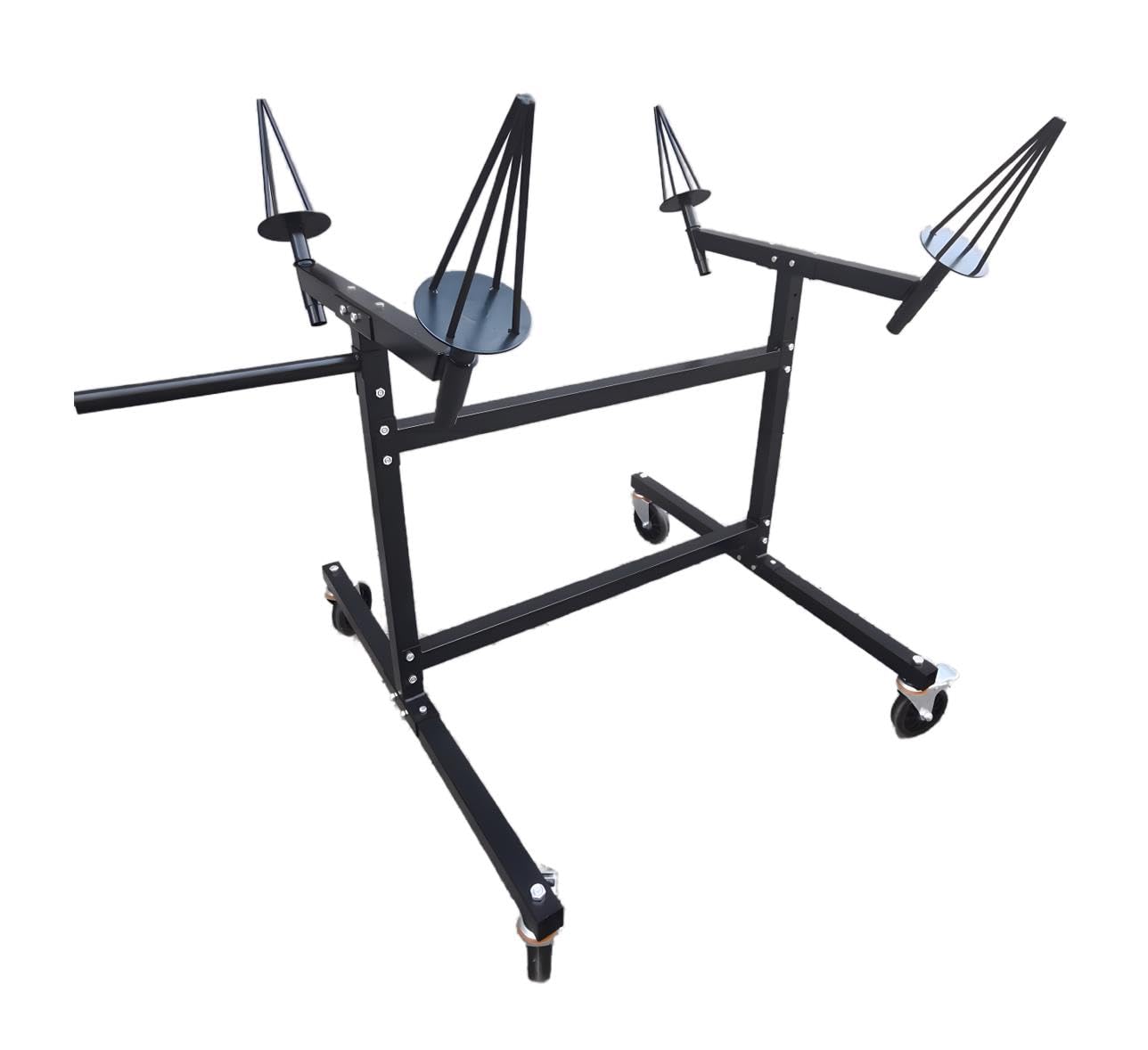 HSW Heavy Duty Wheel Paint Stand Rack - LGJ-1 Professional Wheel Rim Painting Stand for Automotive Repair & Custom Painting | Perfect for DIY Car Enthusiasts & Professional Auto Shops