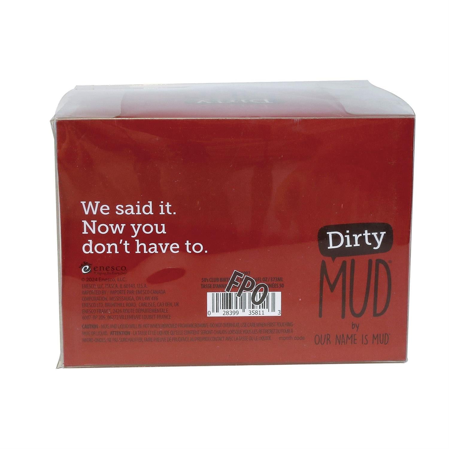Dirty Mud Selective Hearing Mug - 16 oz Funny Coffee Cup for Office, Home & Gifts - Perfect for Tea, Hot Chocolate & Coffee Lovers