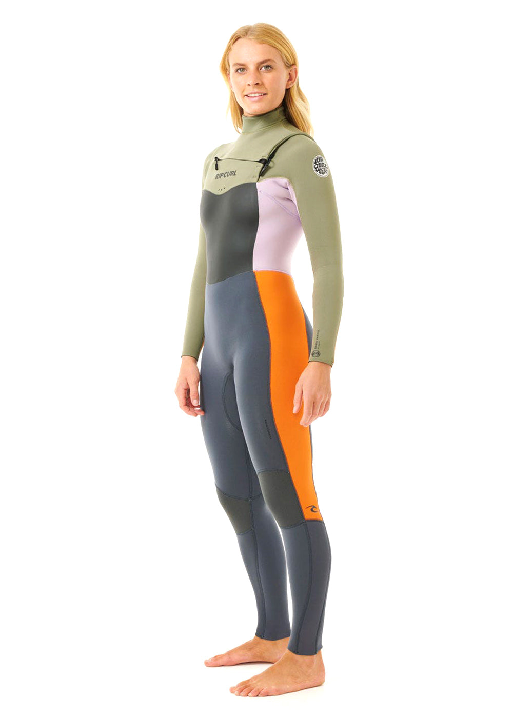 Rip Curl Women's Dawn Patrol 4/3mm CZ Steamer Wetsuit - Premium Neoprene Full Body Wetsuit for Surfing, Diving & Water Sports | Cold Water Protection & Comfort Fit