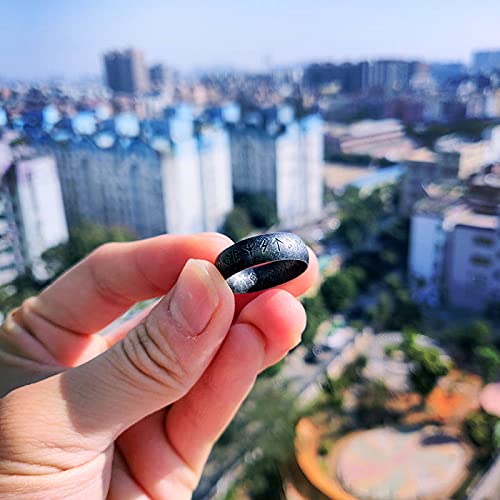Viking Rune Ring - Elder Futhark Norse Alphabet Jewelry for Men & Women | Norse Pagan, Viking Cosplay, Historical Reenactment Gift