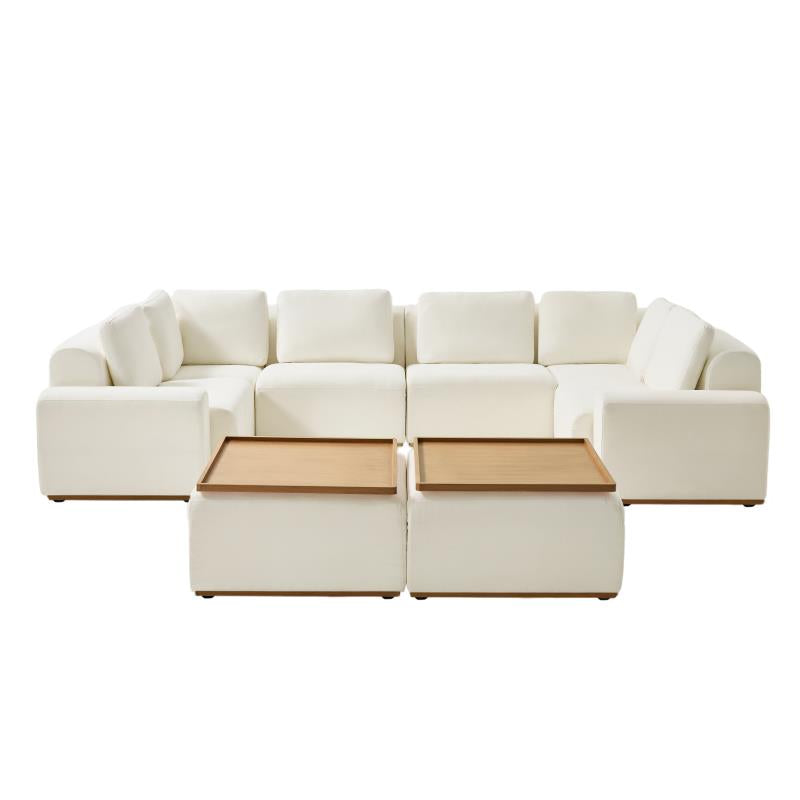 Premium Terra Cloud Sofa with Built-in Table - Modern Comfort for Living Room, Lounge & Outdoor Relaxation