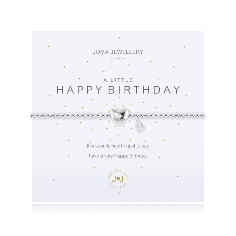 Joma Jewellery Bracelet - A Little Happy Birthday Gift for Women | Elegant & Dainty Birthday Present for Her | Perfect for Birthdays, Anniversaries & Special Occasions