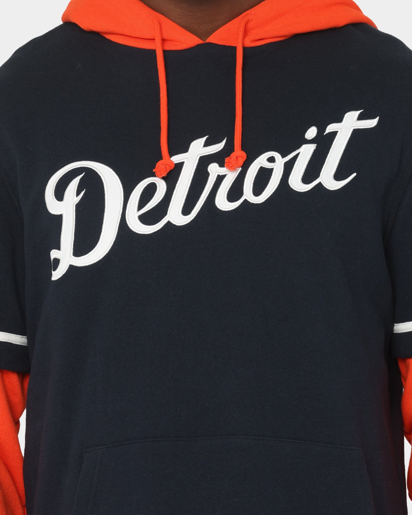 47 Brand Detroit Tigers Shortstop Hoodie - Navy Blue Fall Pullover for Men | Cozy & Stylish Baseball Fan Apparel for Game Day & Casual Wear