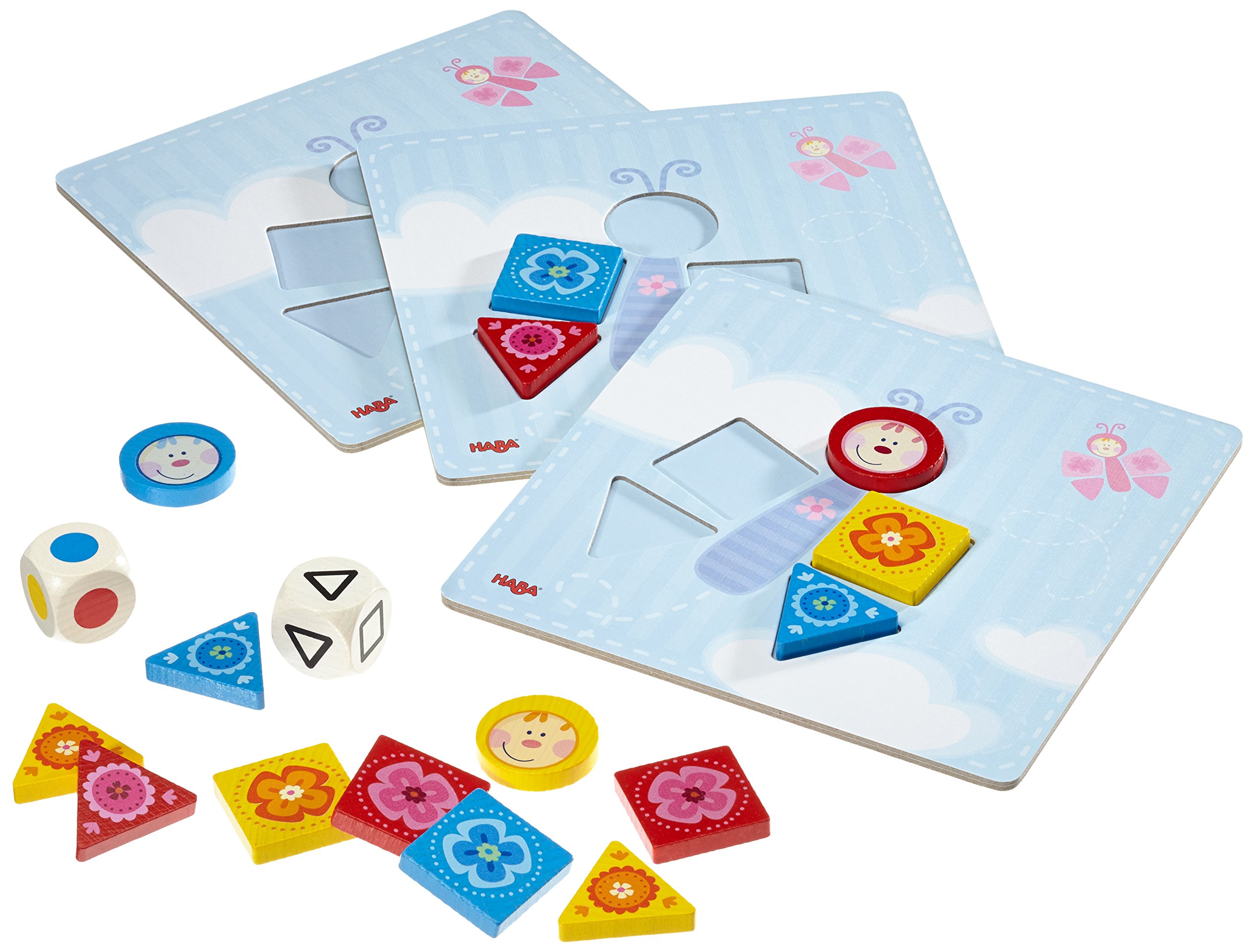 HABA My Very First Games – Shapes & Colors 4652 | Toddler Learning Board Game for 2-4 Year Olds | Preschool Shape Recognition & Color Matching Activity | Perfect for Family Game Night & Early Childhood Education