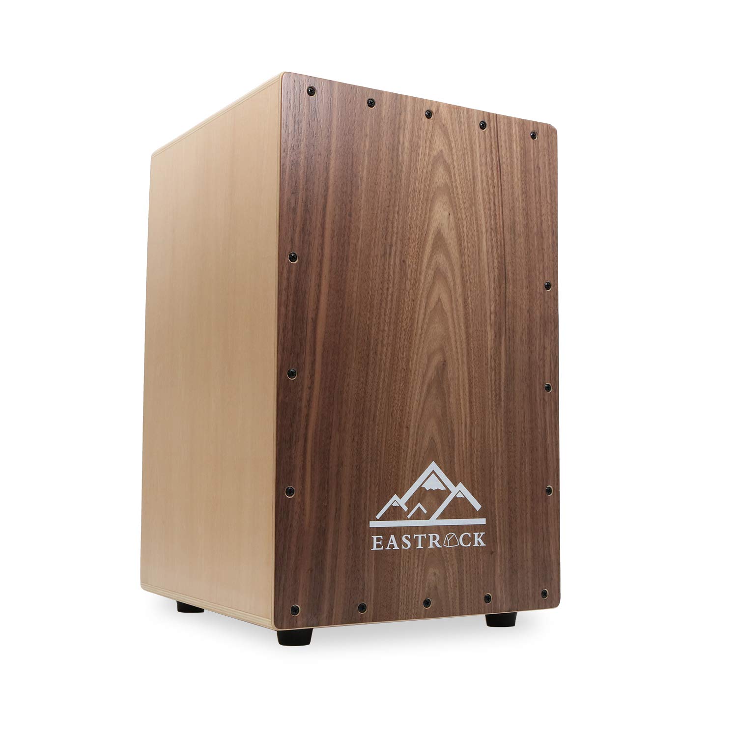 EastRock Full Size Cajon Drum - Wooden Percussion Box Drum with Internal Guitar Strings for Beginners & Professionals | Perfect for Live Performances, Studio Recording & Music Therapy