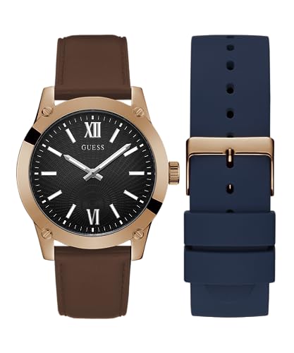 Interchangeable Straps/Rose Gold Tone/Blue