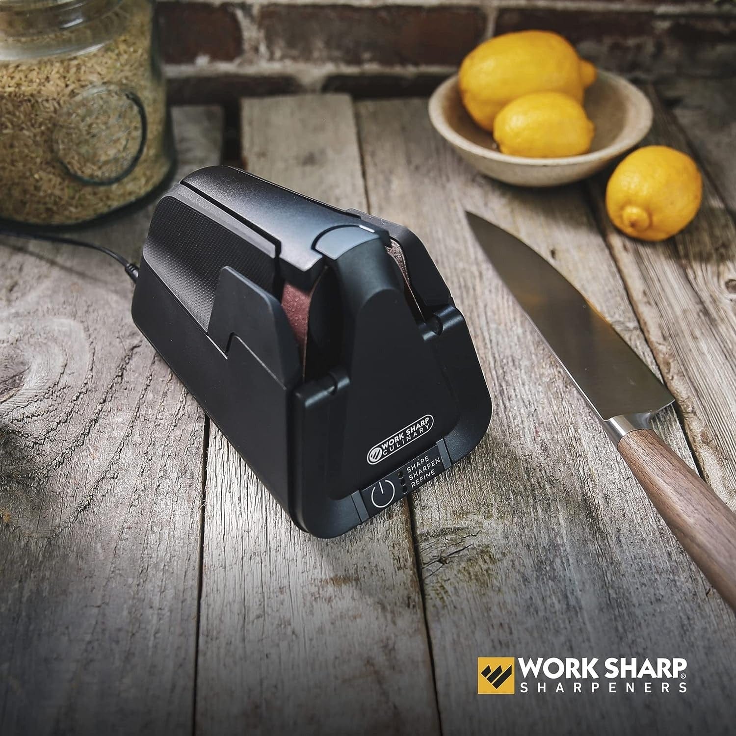 Work Sharp Electric Knife Sharpener - Professional Precision Tool for Kitchen Knives, Scissors & Tools | Perfect for Home Chefs, Butchers & Outdoor Enthusiasts