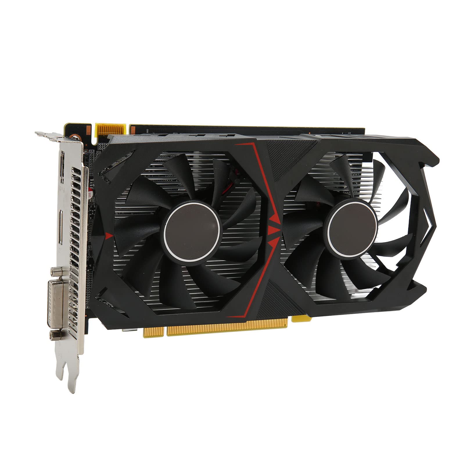 Sxhlseller Gaming Graphics Card - 128 Bit GDDR6 Dedicated GPU with Dual Cooling Fans & Independent Power Supply for PC Gaming, Streaming & VR | High Performance for 4K Gaming & Video Editing