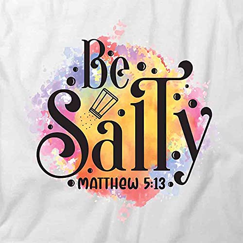 Be Salty Graphic T-Shirt | Funny Printed Cotton Tee for Men & Women | Casual Wear, Beach Outfits, Party Apparel