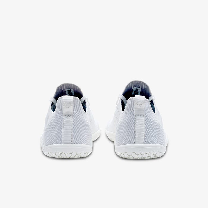 Vivobarefoot Men's Primus Lite Knit Barefoot Shoes - Breathable Minimalist Running & Walking Shoes for Natural Movement - Gym, Trail, Travel & Everyday Wear (Bright White)