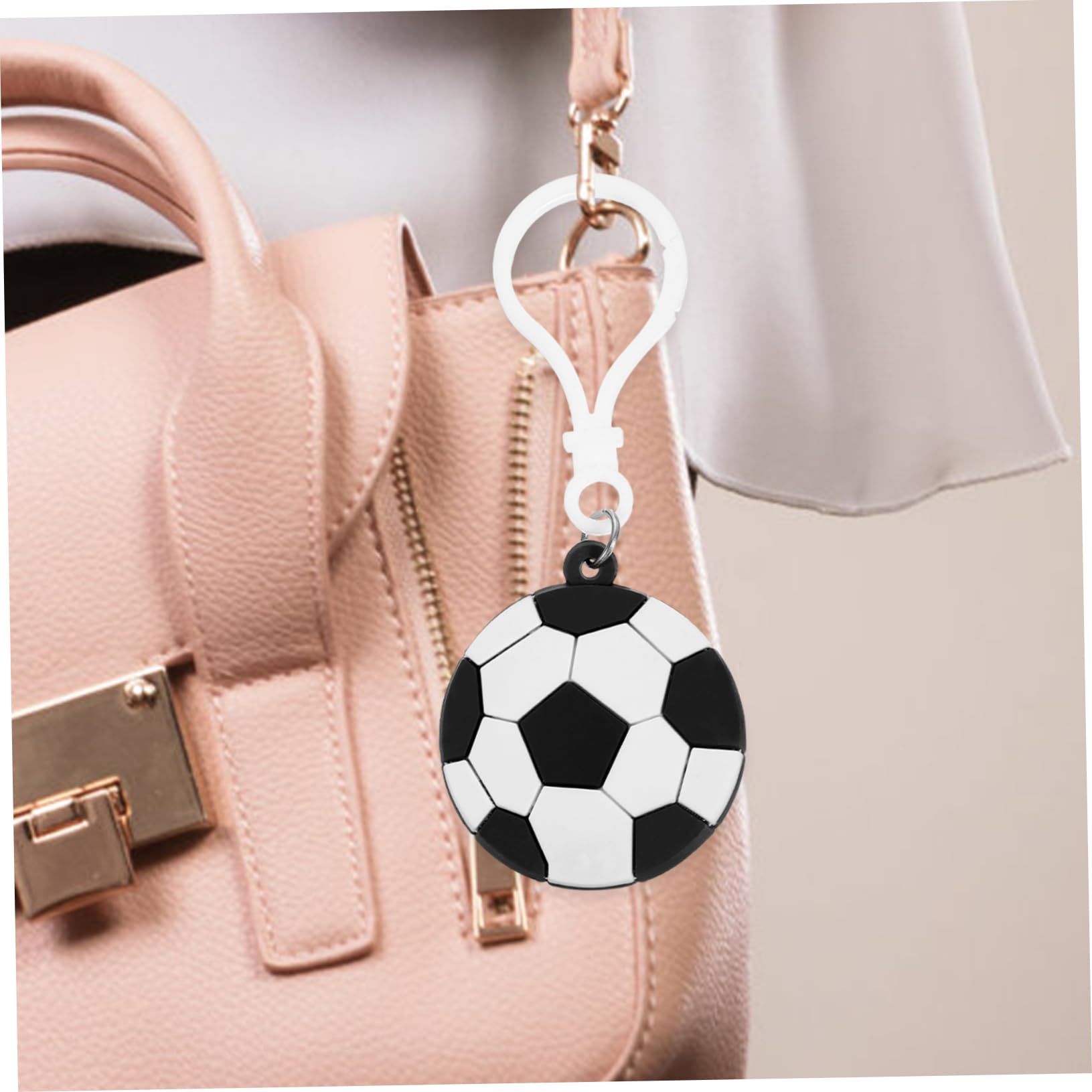 OHPHCALL 10Pcs Soccer Keychain for Boys - Mini Football Keyring Gift for Soccer Players, Team Rewards & Sports Enthusiasts - Perfect for Backpacks, Gyms & Game Day Accessories