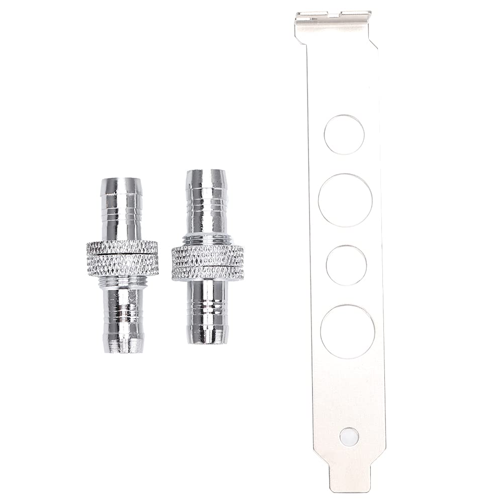 ASHATA G1/4 Thread Water Cooling Hose Connector - 11mm Direct Connect Fitting for PC Liquid Cooling Systems | Perfect for Custom Loop Builds, Gaming Rigs & High-Performance Computers