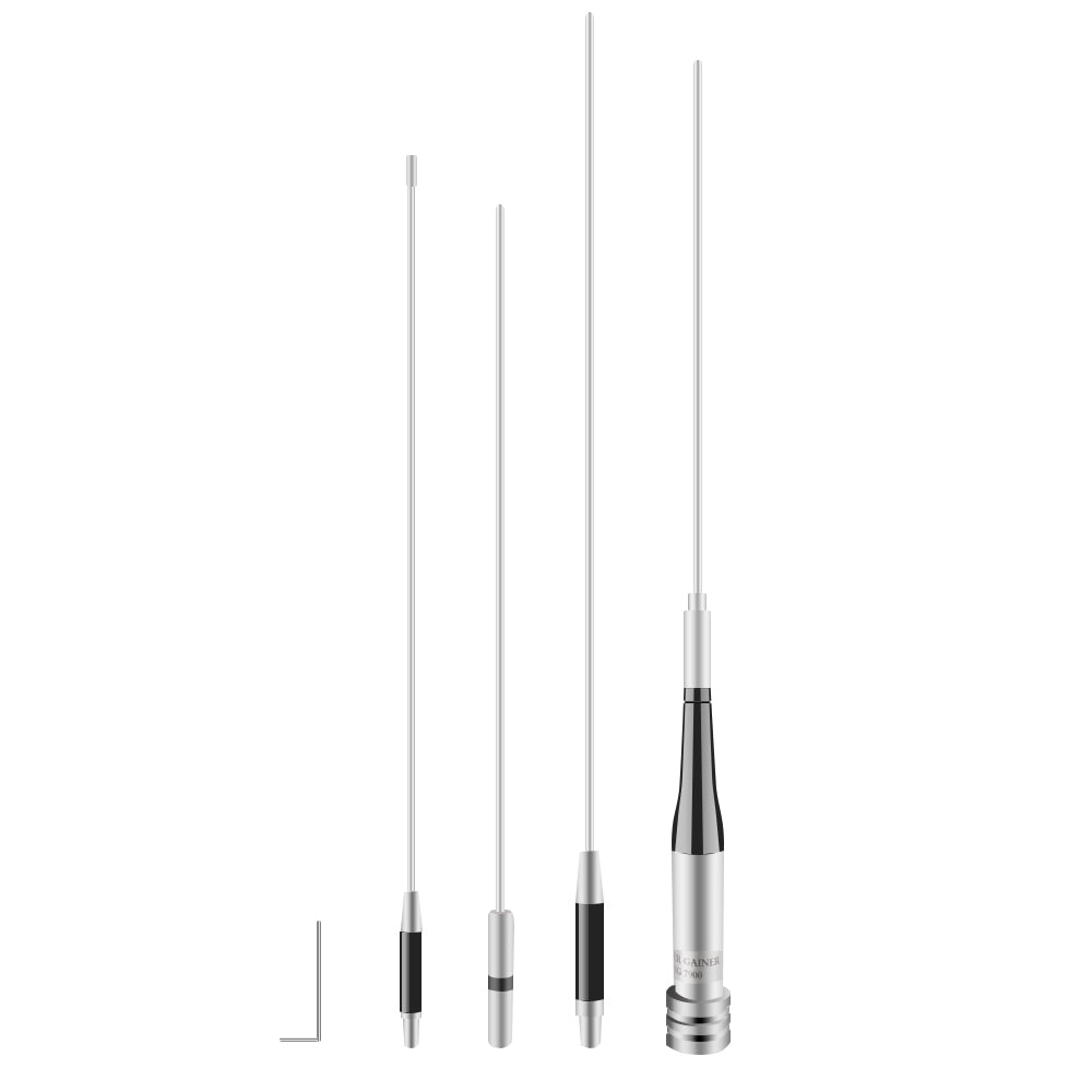Dual Band Mobile Car Radio Antenna 5.0db/7.6db 150W for CB Ham Radio - Perfect for Truckers, Off-Roading & Emergency Communication [DISCONTINUED]