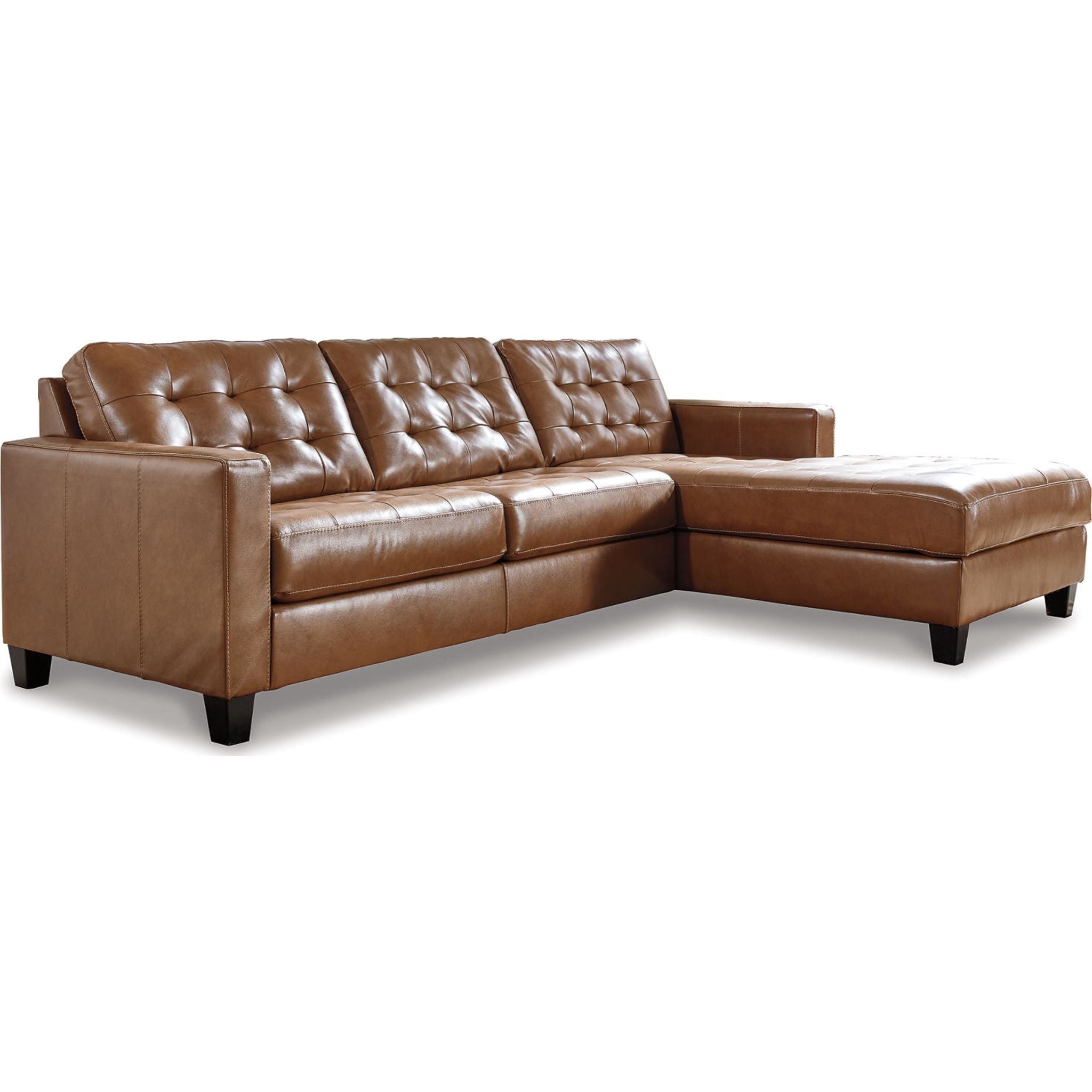 Baskove 2-Piece Sectional Sofa with Chaise Lounge - Modern L-Shaped Couch for Living Room, Apartment & Small Spaces - Comfortable Fabric Upholstery for Family Gatherings & Movie Nights