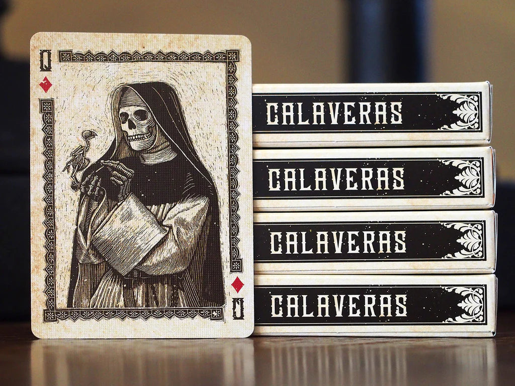 Premium Calaveras Playing Cards - Unique Skull-Themed Deck for Poker, Magic Tricks & Collectors | Perfect for Game Nights, Gifts & Halloween Parties