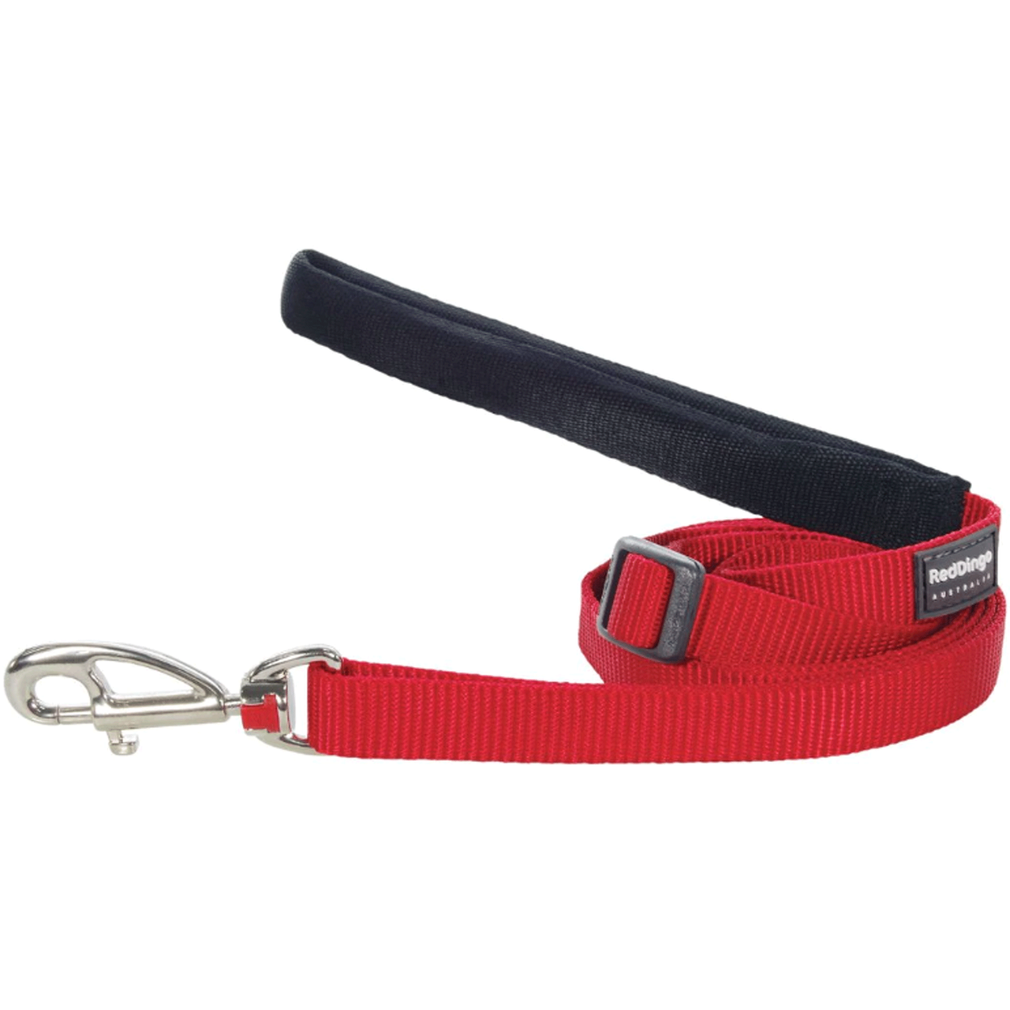 Red Dingo Classic Adjustable Dog Leash - Strong & Durable Nylon Pet Lead for Small, Medium & Large Dogs - Perfect for Walking, Training & Outdoor Adventures